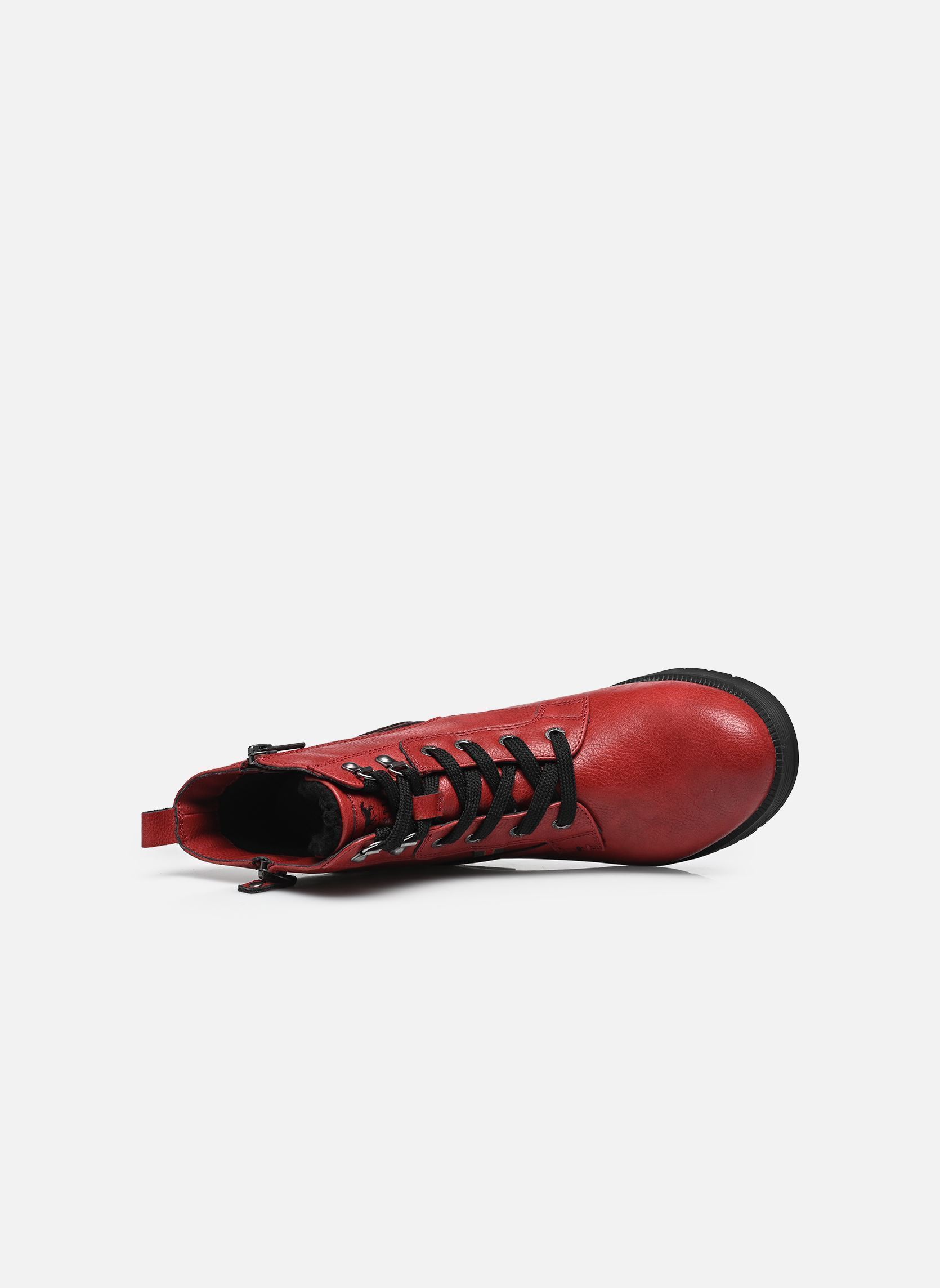 Bottines à lacets 15M0072005 femme rouge Mustang shoes Bottines à lacets 15M0072005 femme rouge Red