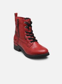 Bottines à lacets 15M0072005 femme rouge Mustang shoes Bottines à lacets 15M0072005 femme rouge Red