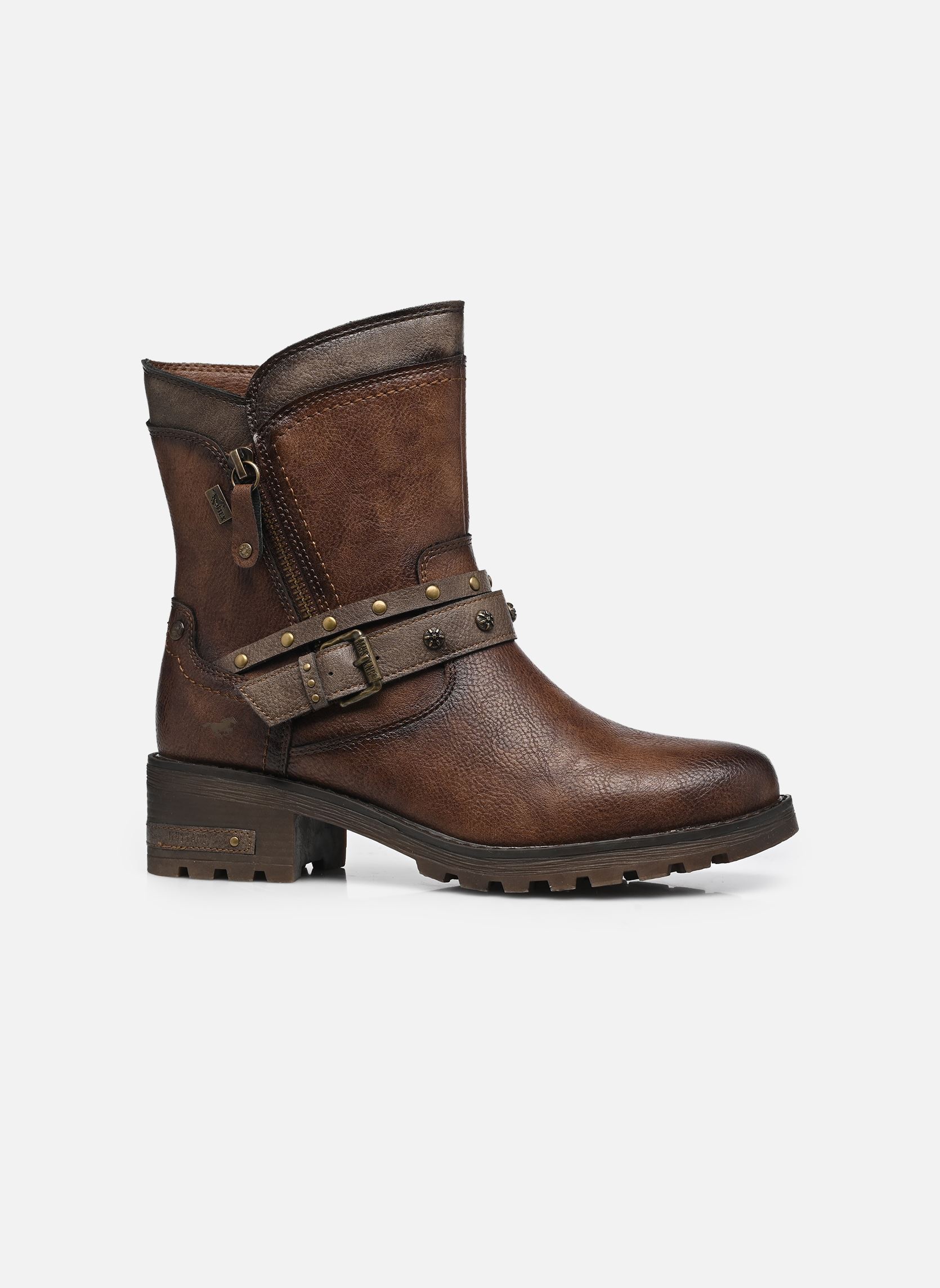 Bottines et boots 15M0082002 femme marron Mustang shoes Bottines et boots 15M0082002 femme marron BROWN