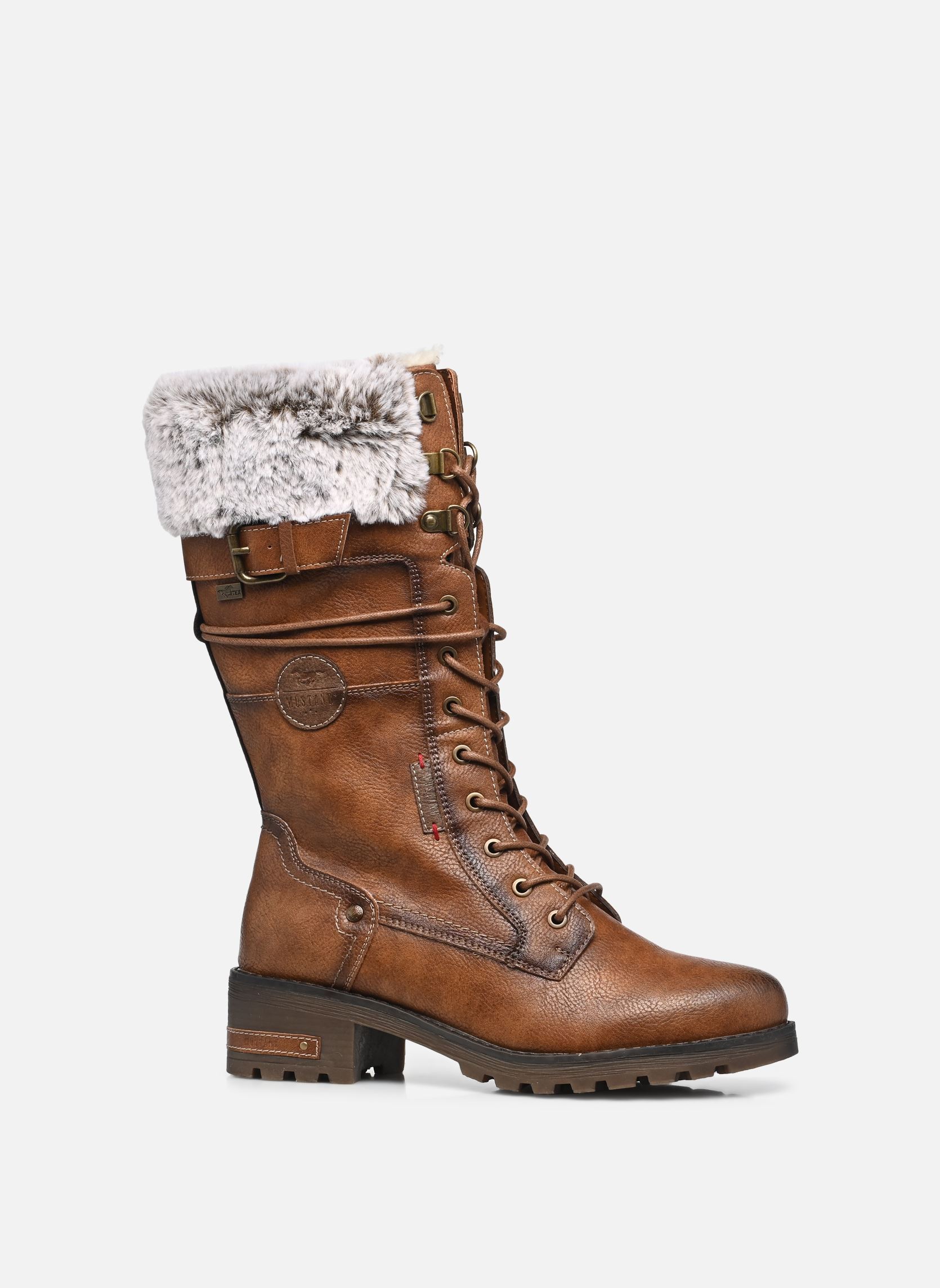 Laarzen 15M0082003 dames bruin Mustang shoes Laarzen 15M0082003 dames bruin BROWN