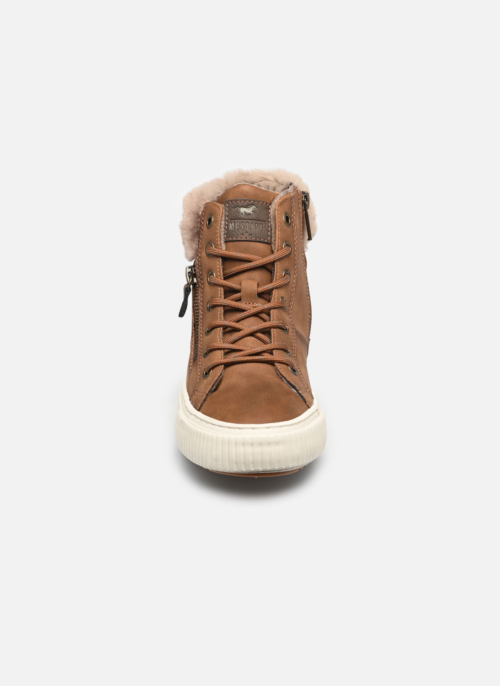 Baskets montantes 15M0112003 femme marron Mustang shoes Baskets montantes 15M0112003 femme marron COGNAC