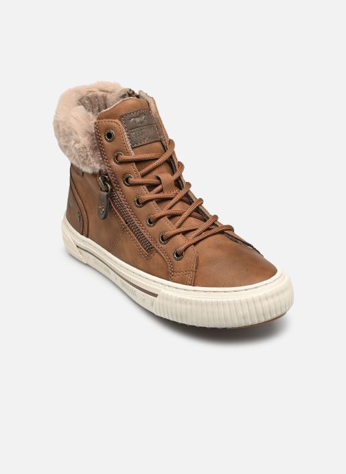 Mustang shoes Hoge sneakers 15M0112003 dames bruin