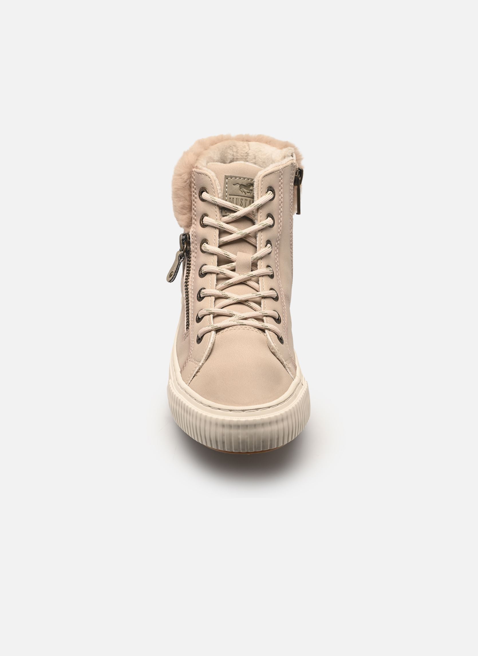 Hoge sneakers 15M0112003 dames beige Mustang shoes Hoge sneakers 15M0112003 dames beige CREAM