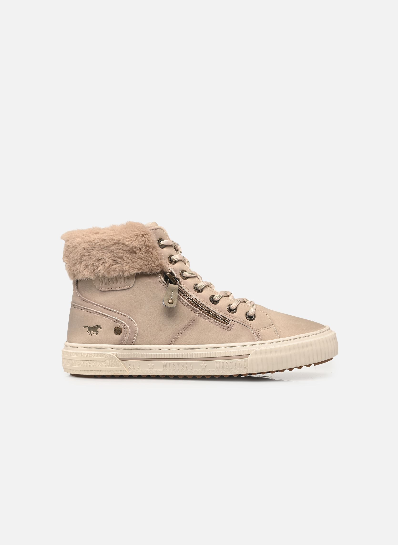 Hoge sneakers 15M0112003 dames beige Mustang shoes Hoge sneakers 15M0112003 dames beige CREAM