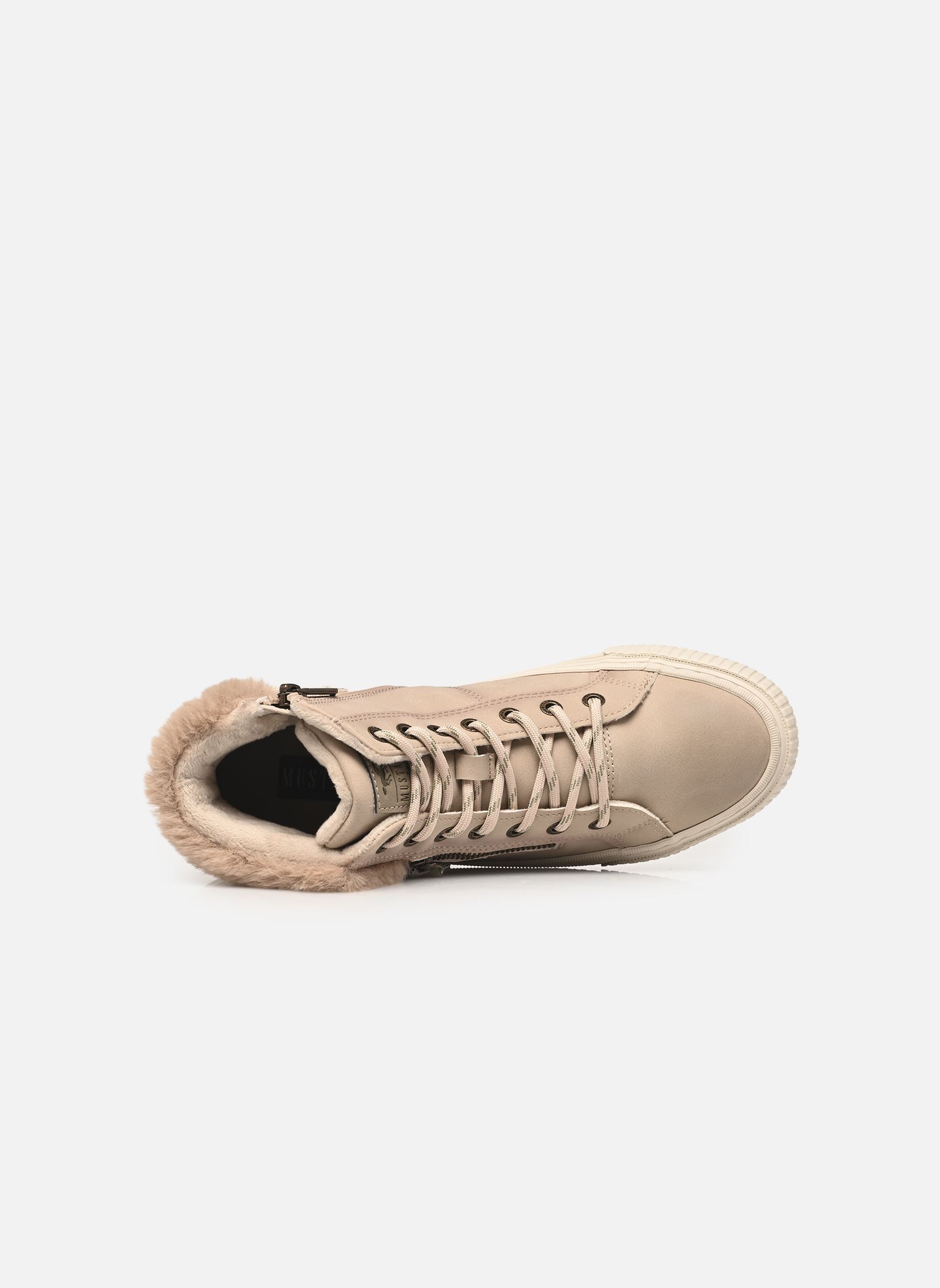 Hoge sneakers 15M0112003 dames beige Mustang shoes Hoge sneakers 15M0112003 dames beige CREAM