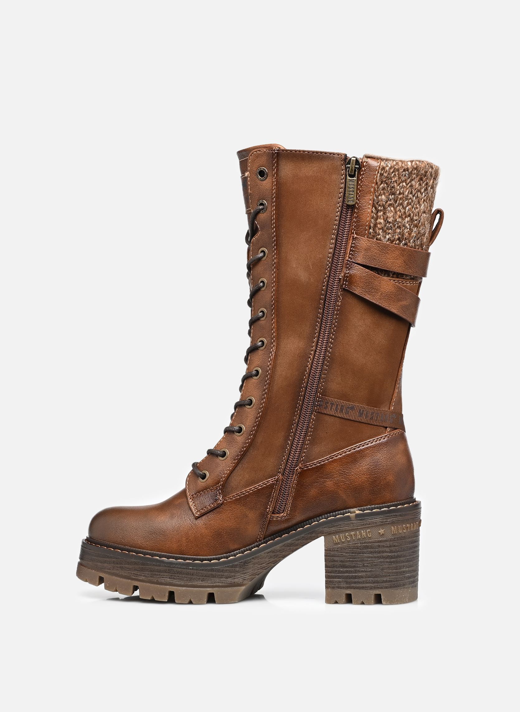 Laarzen 15M0132005 dames bruin Mustang shoes Laarzen 15M0132005 dames bruin Brown
