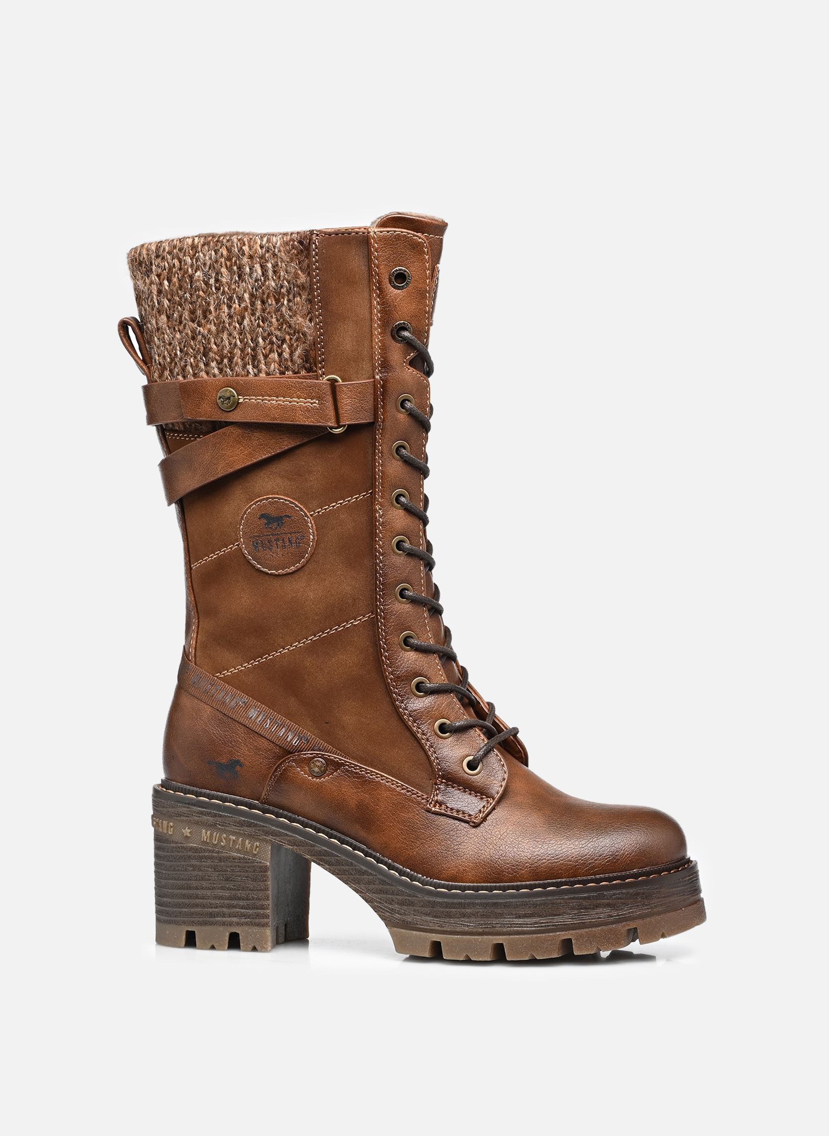 Laarzen 15M0132005 dames bruin Mustang shoes Laarzen 15M0132005 dames bruin Brown