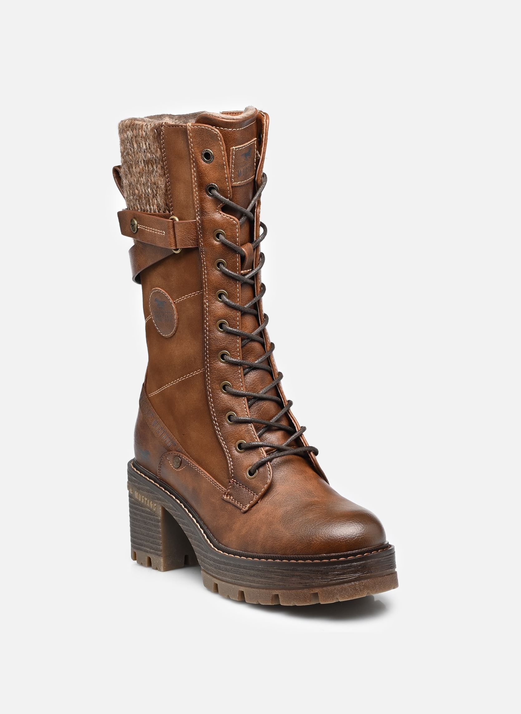 Laarzen 15M0132005 dames bruin Mustang shoes Laarzen 15M0132005 dames bruin Brown