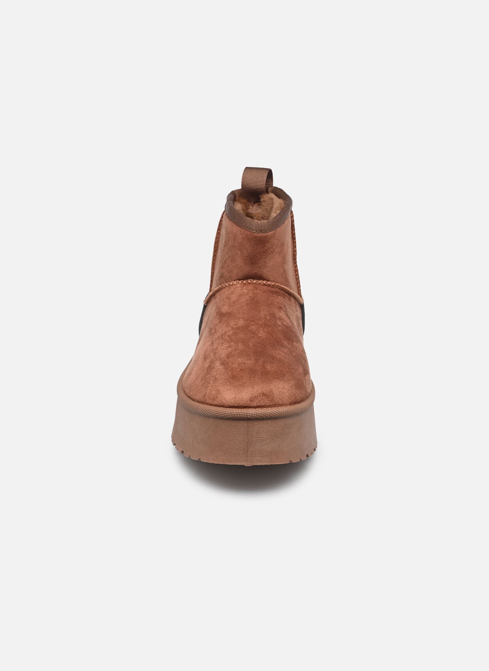 Gefütterte Stiefeletten 15M0202001 damen braun Mustang shoes Gefütterte Stiefeletten 15M0202001 damen braun BROWN