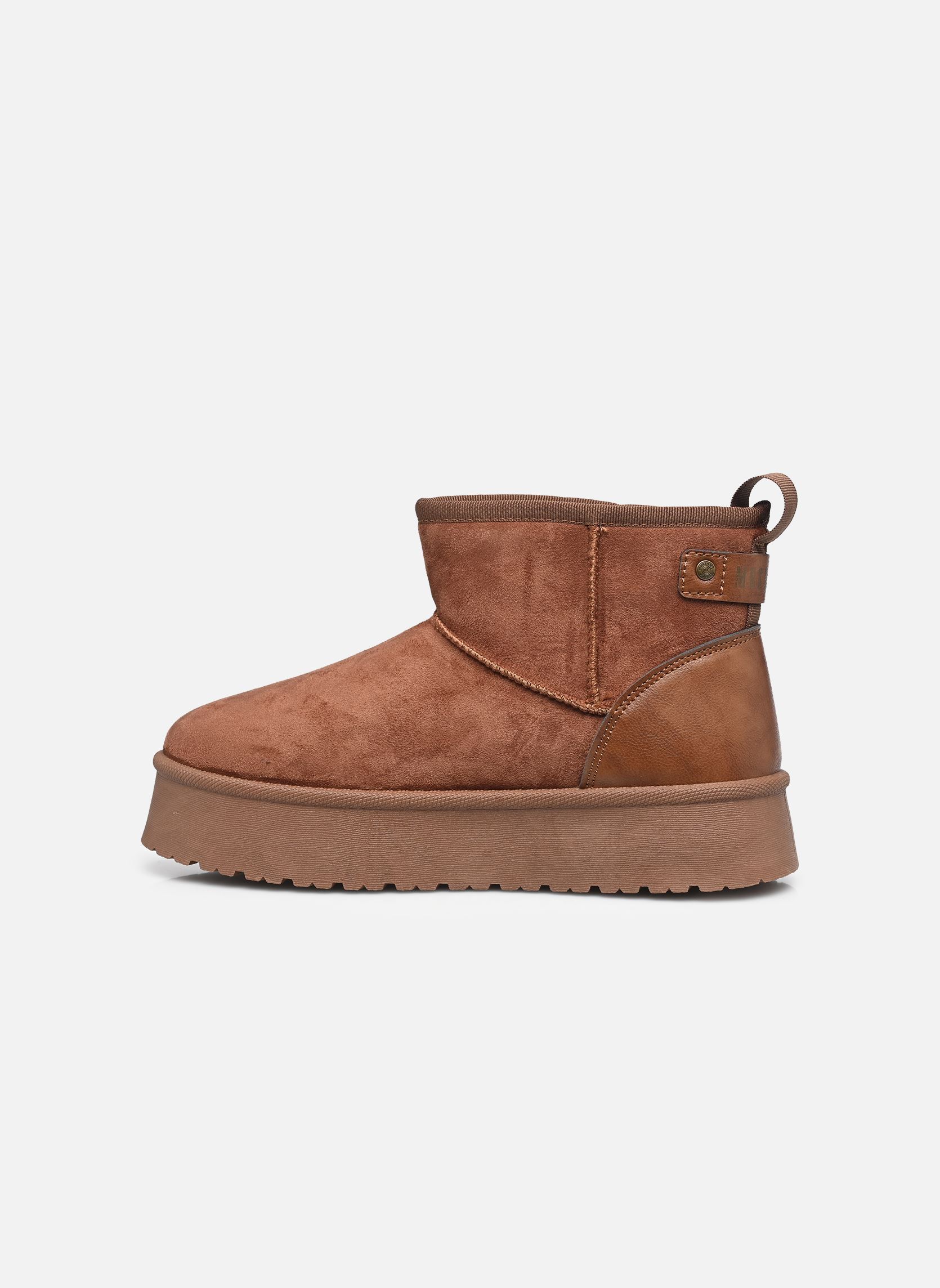 Gefütterte Stiefeletten 15M0202001 damen braun Mustang shoes Gefütterte Stiefeletten 15M0202001 damen braun BROWN