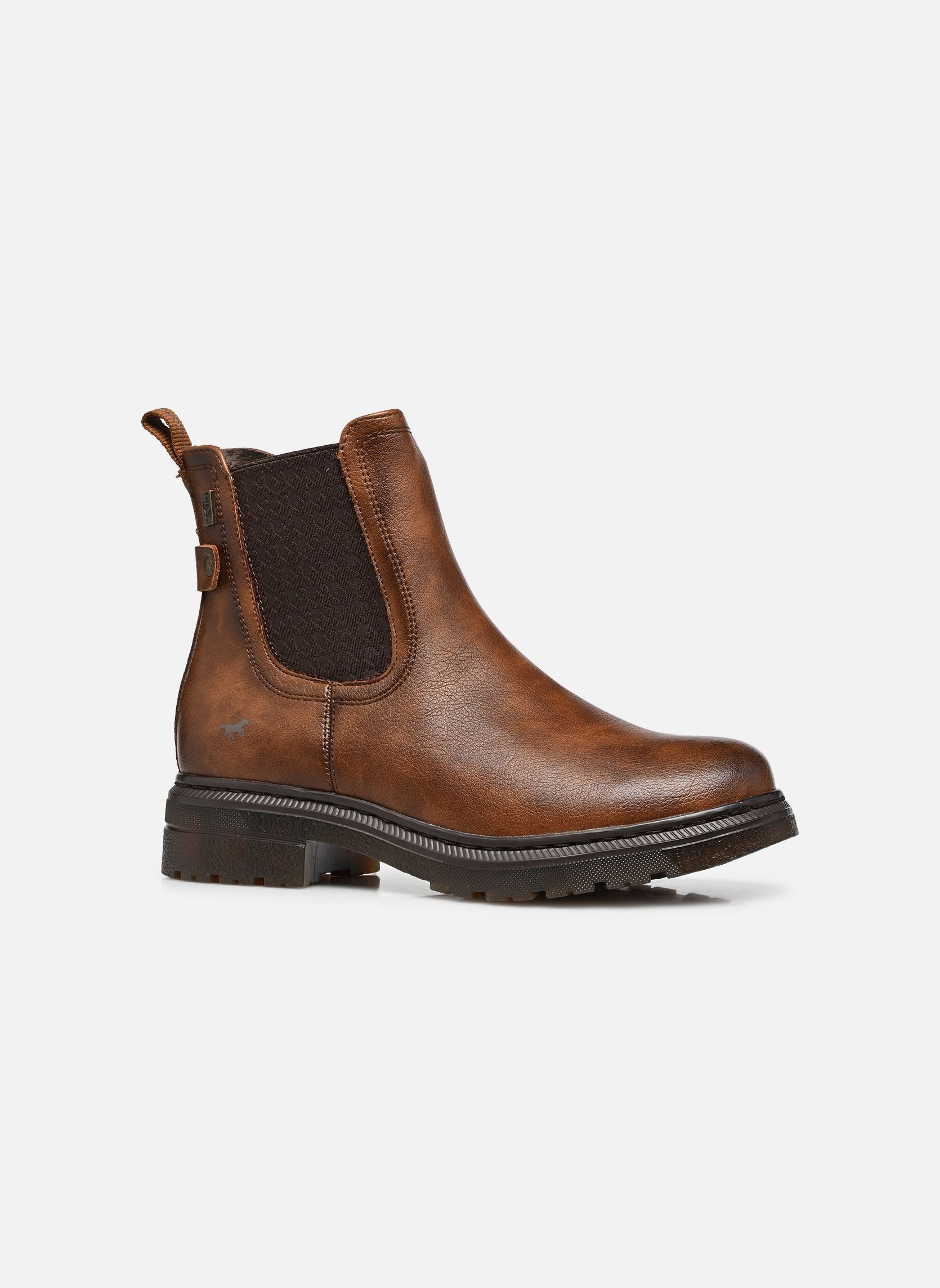 Bottines et boots 15M0272001 femme marron Mustang shoes Bottines et boots 15M0272001 femme marron BROWN