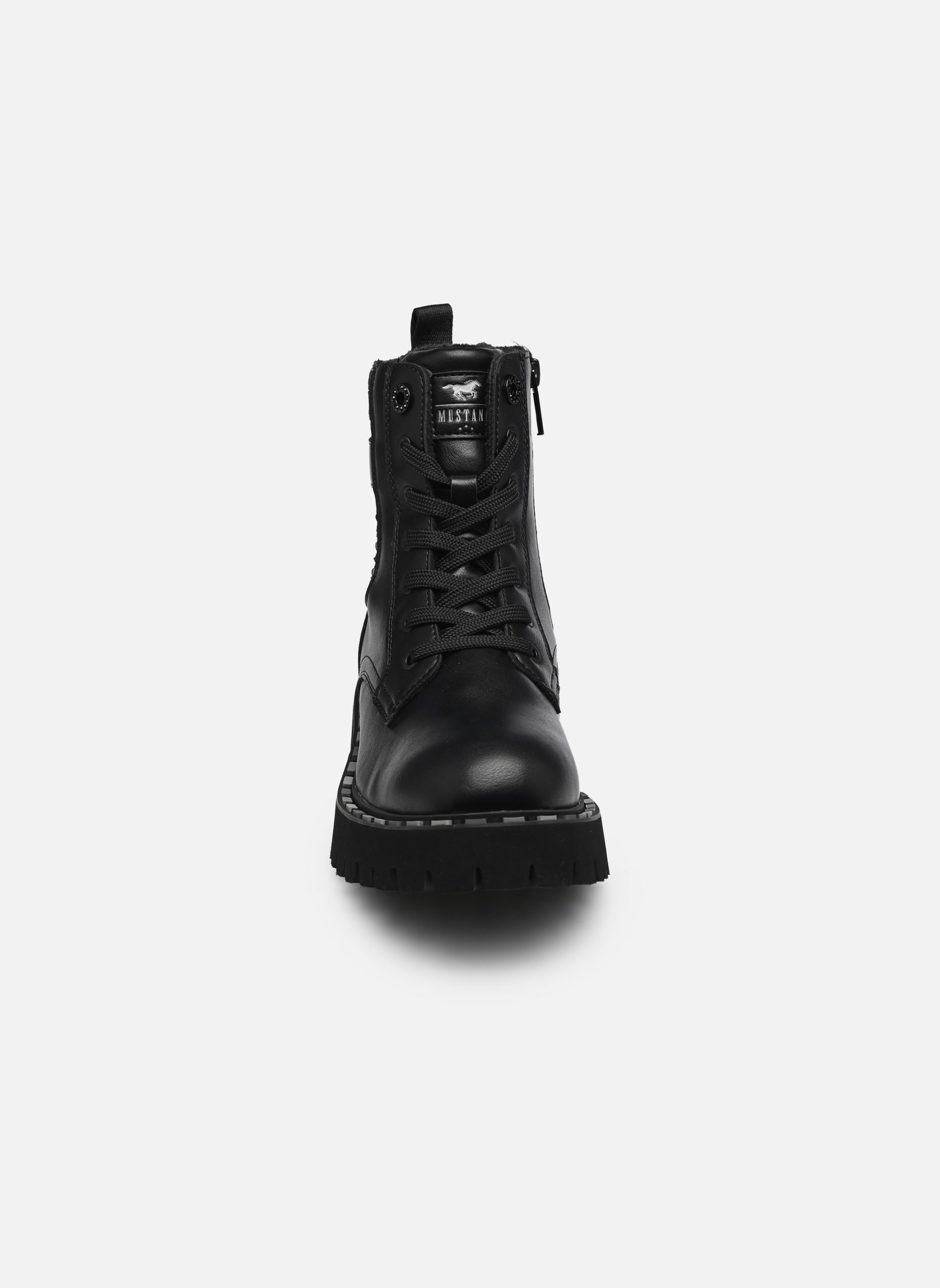 Bottines à lacets 15M0302007 femme noir Mustang shoes Bottines à lacets 15M0302007 femme noir Black