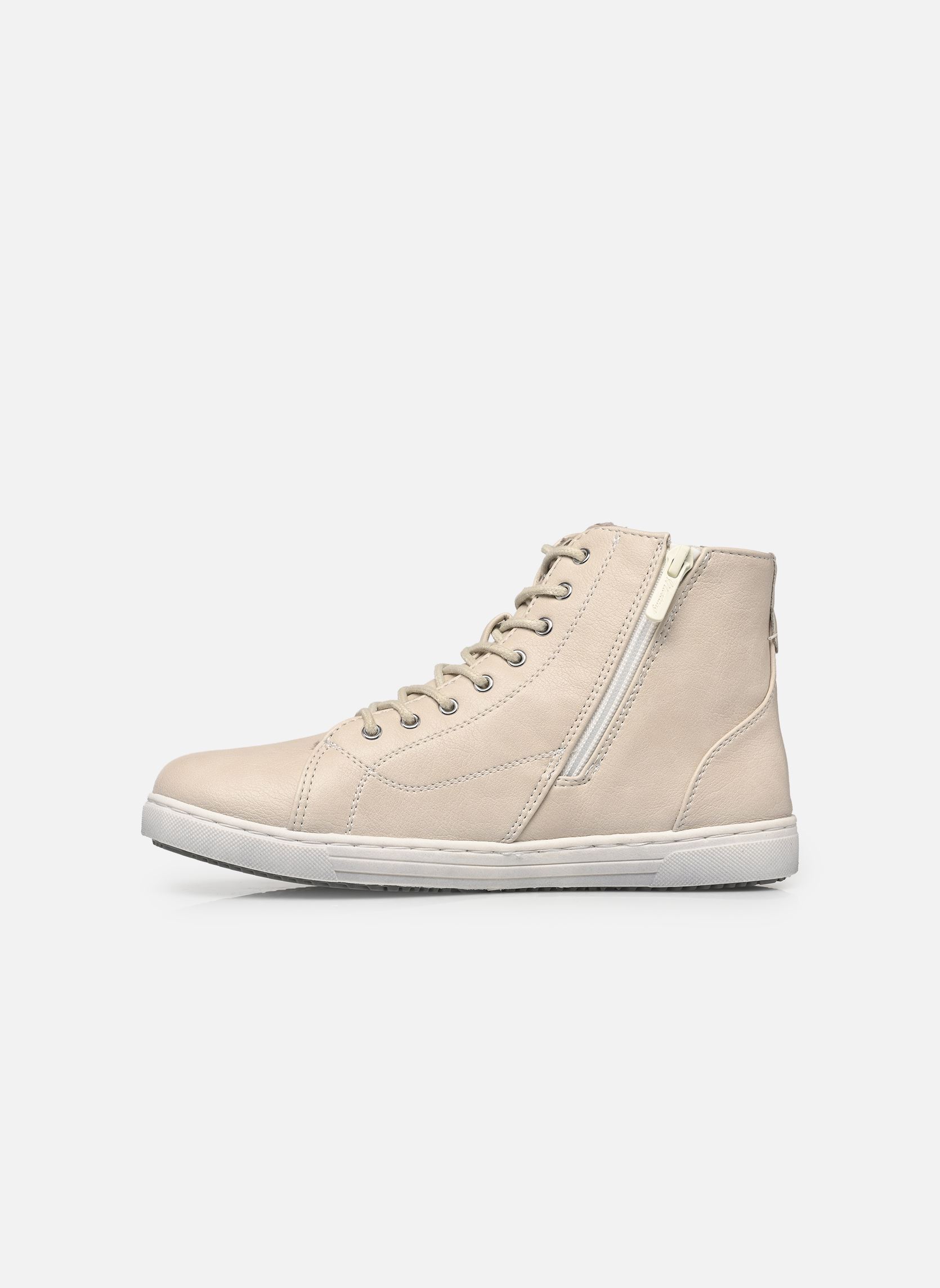 Baskets montantes 15M0342001 femme blanc Mustang shoes Baskets montantes 15M0342001 femme blanc Ivory