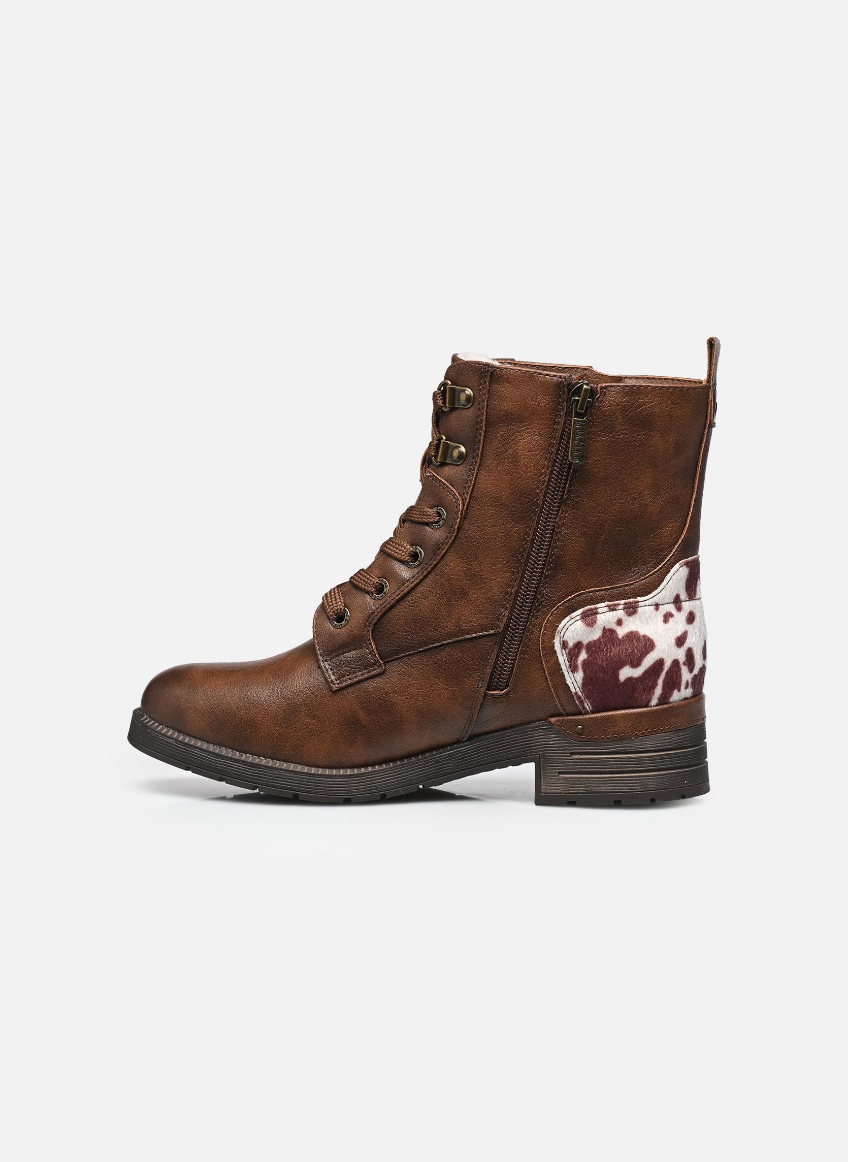 Geschnürte Stiefeletten 15M0072006 damen braun Mustang shoes Geschnürte Stiefeletten 15M0072006 damen braun Rust