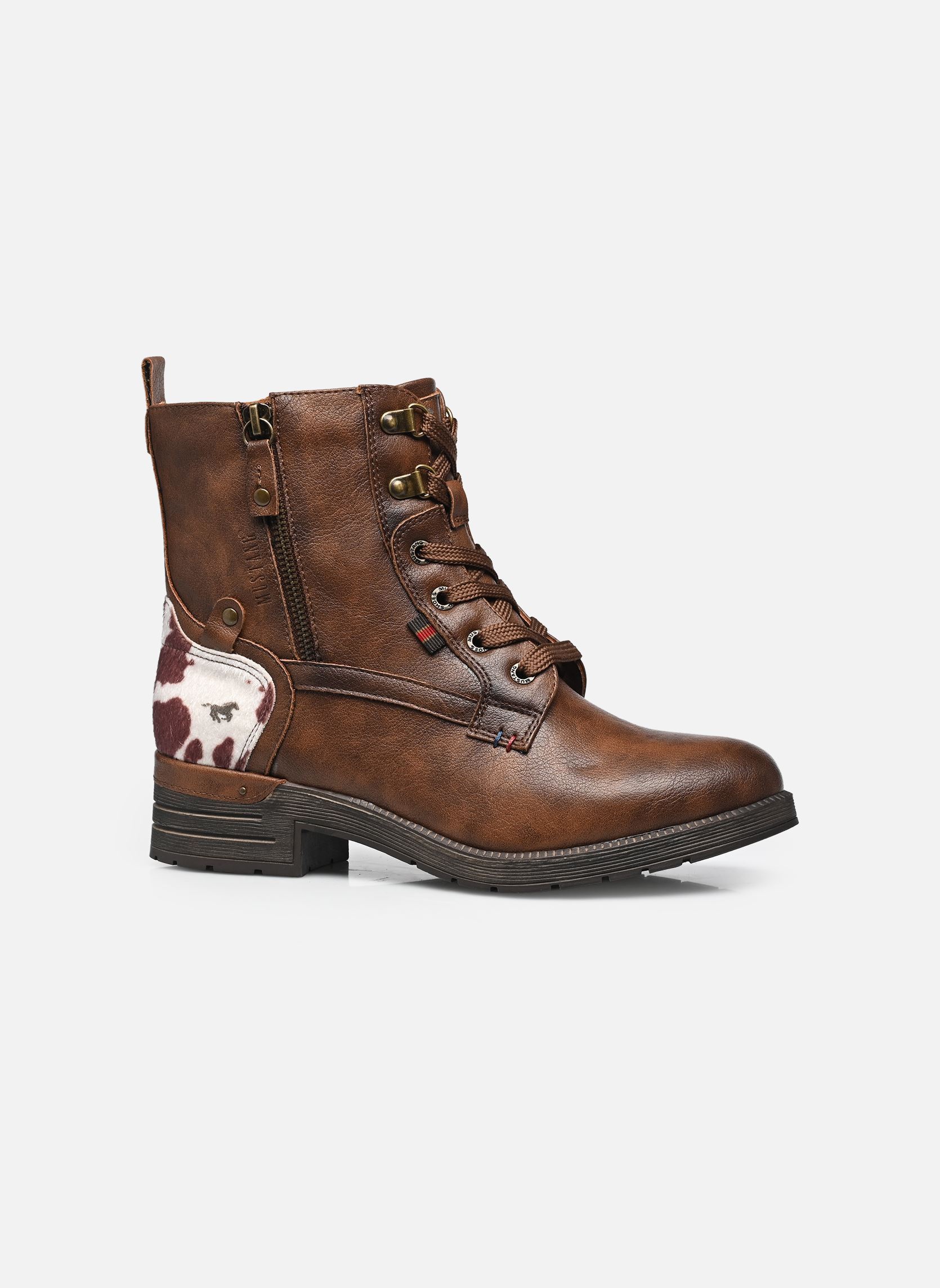 Geschnürte Stiefeletten 15M0072006 damen braun Mustang shoes Geschnürte Stiefeletten 15M0072006 damen braun Rust