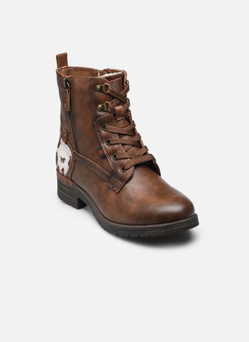 Mustang enkellaarzen voor dames 15M0042006, grootte:39 EU, kleur:Bruin