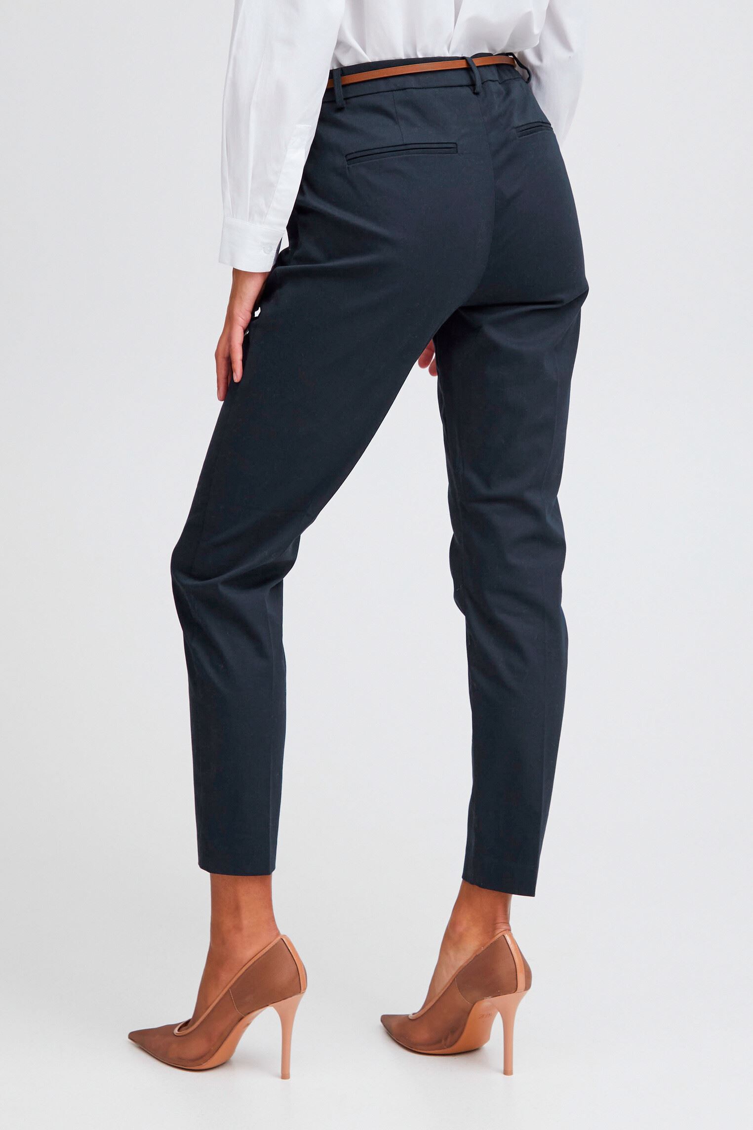 Pantalons BYDAYS CIGARET PANTS 2 femme bleu B-Young Pantalons BYDAYS CIGARET PANTS 2 femme bleu Copenhagen Night