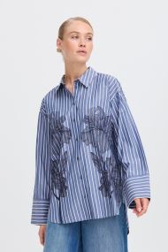 Camicie a maniche lunghe BYFIRAS FLOWER SHIRT - donna blu B-Young Camicie a maniche lunghe BYFIRAS FLOWER SHIRT - donna blu BLUE QUARTZ MIX