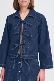Chemises manches longues BYLUKAN SHIRT - femme bleu B-Young Chemises manches longues BYLUKAN SHIRT - femme bleu DARK BLUE DENIM
