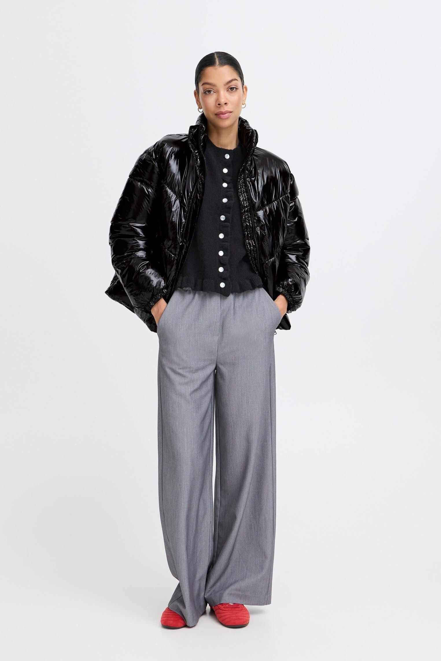 Daunenjacken BYBINIA JACKET 2 - damen schwarz B-Young Daunenjacken BYBINIA JACKET 2 - damen schwarz Black
