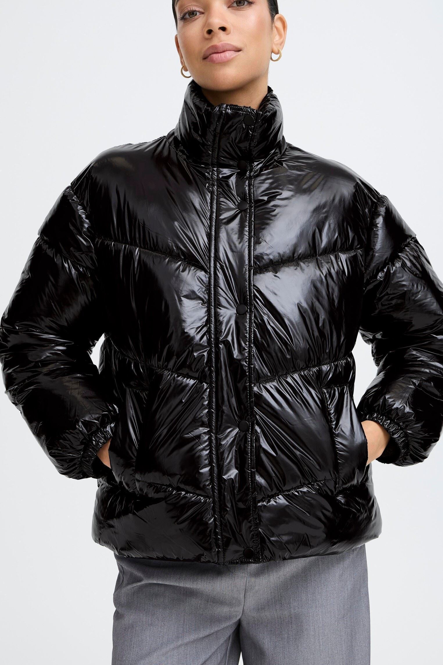 Daunenjacken BYBINIA JACKET 2 - damen schwarz B-Young Daunenjacken BYBINIA JACKET 2 - damen schwarz Black