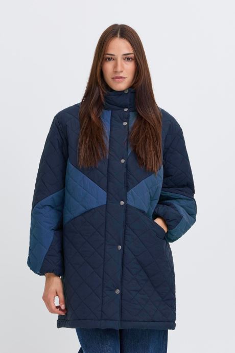 B-Young Mantels BYBOCCI MIX COAT - dames blauw