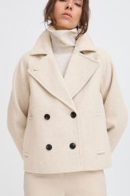 Manteaux BYCILIA SH JACKET - femme beige B-Young Manteaux BYCILIA SH JACKET - femme beige Humus Melange