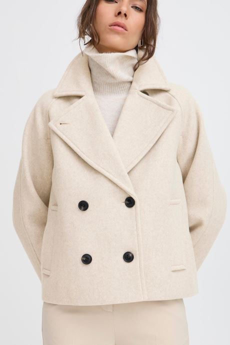 B-Young Manteaux BYCILIA SH JACKET - femme beige