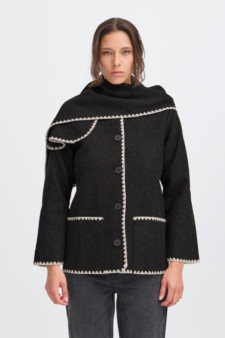 B-Young Manteaux BYANATA COATIGAN - femme noir