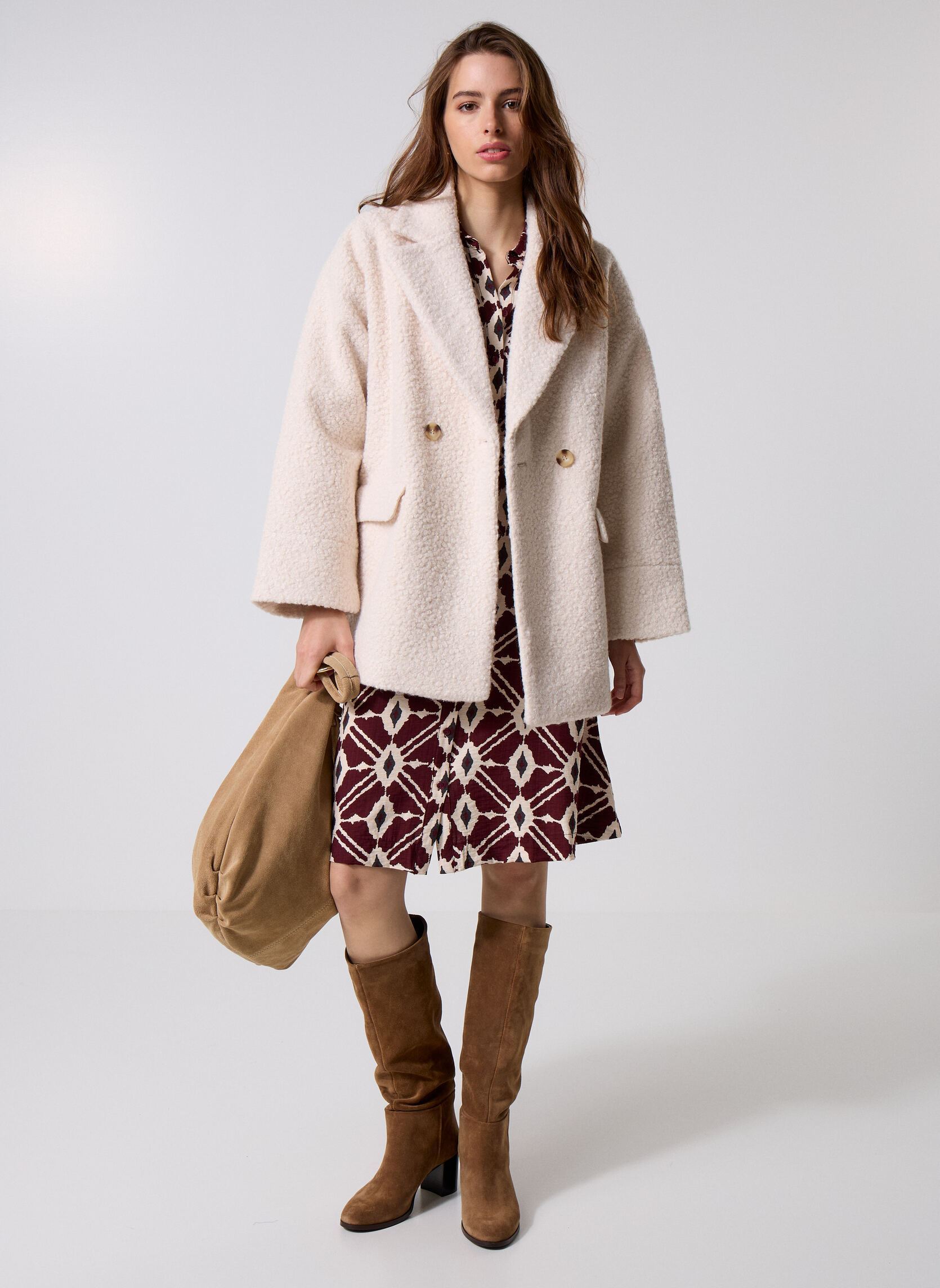 Mantels BYANOTA JACKET - dames wit B-Young Mantels BYANOTA JACKET - dames wit Birch