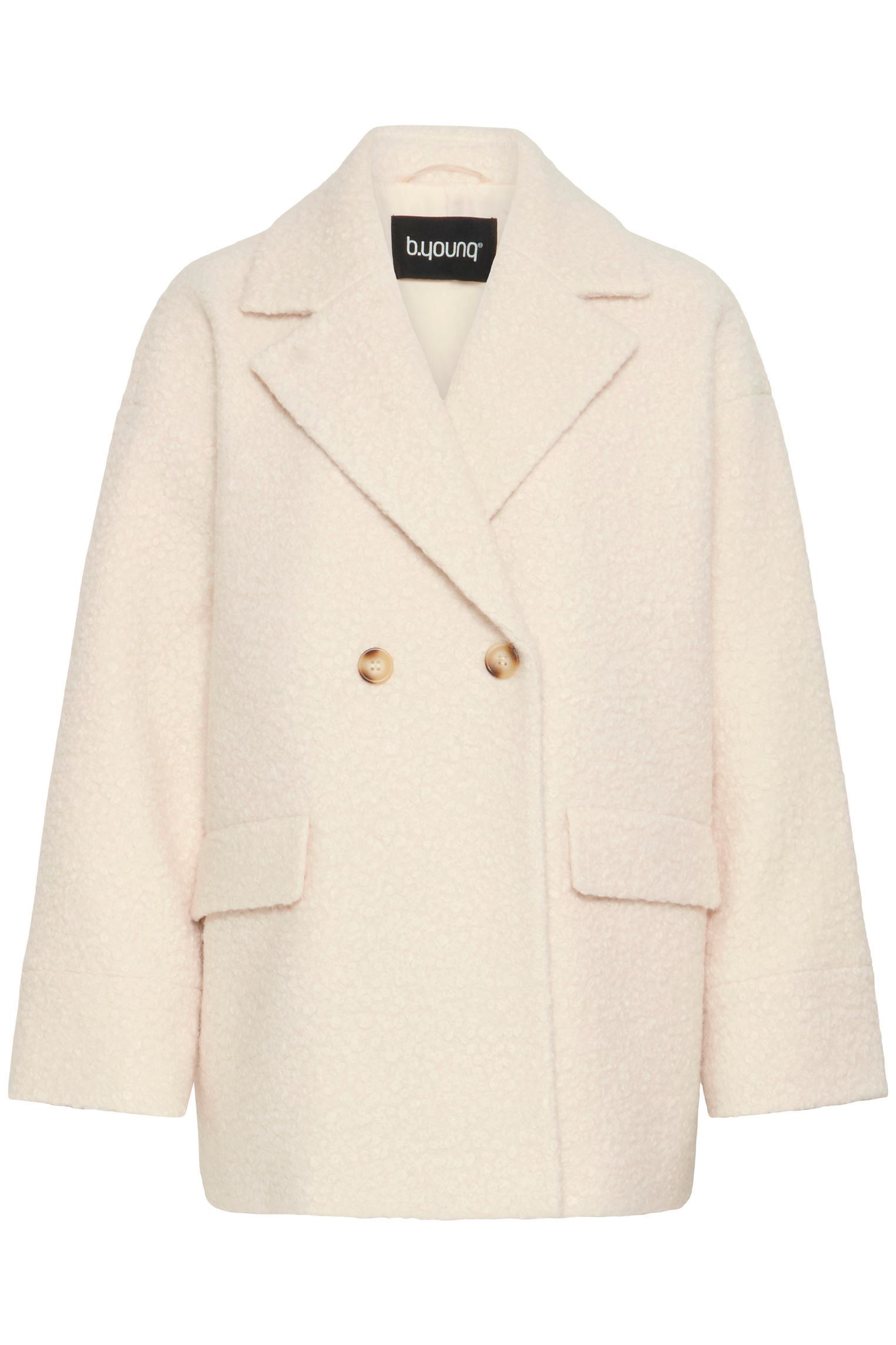 Mantels BYANOTA JACKET - dames wit B-Young Mantels BYANOTA JACKET - dames wit Birch