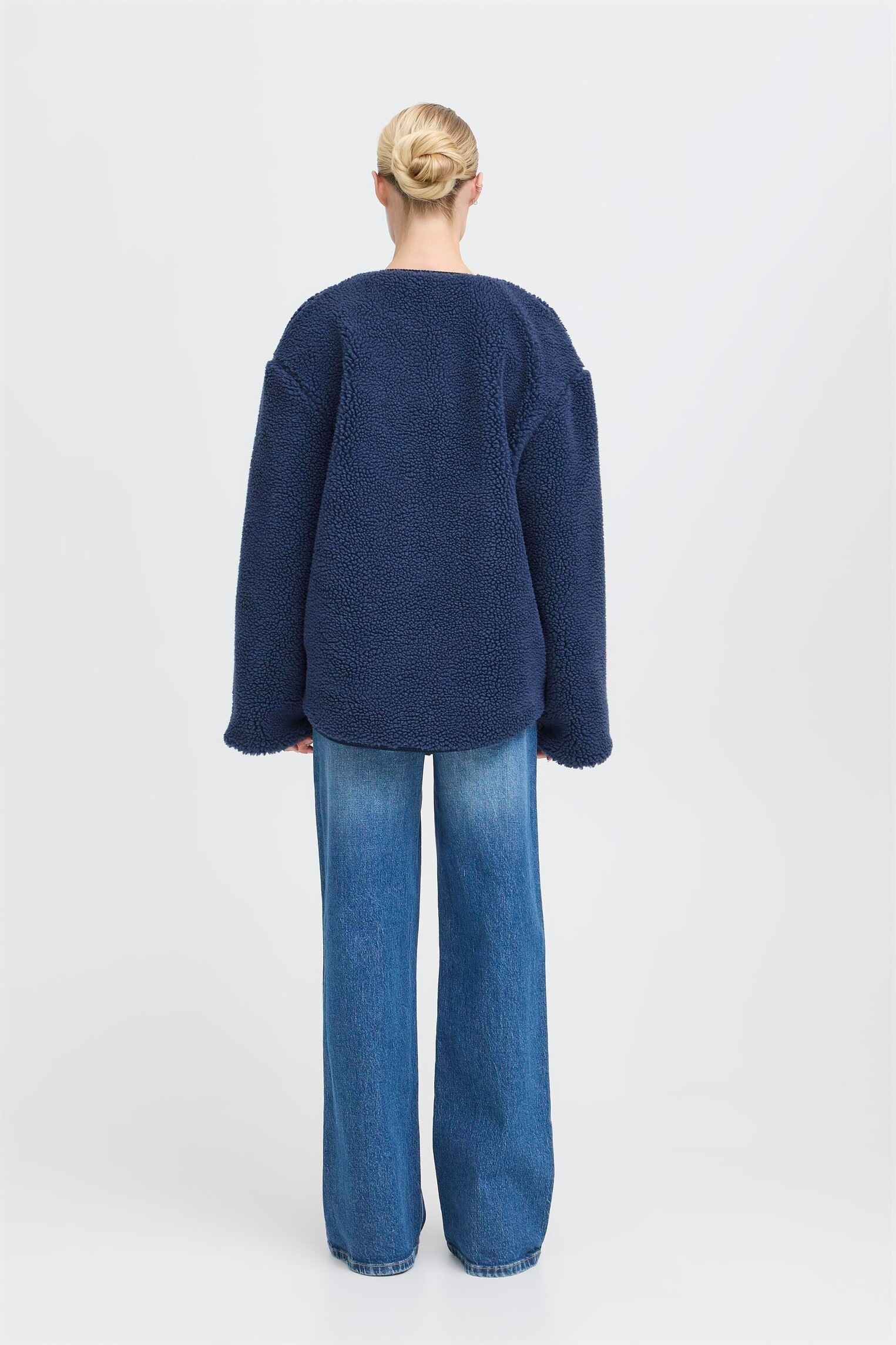 Manteaux BYCOTTY JACKET 2 - femme bleu B-Young Manteaux BYCOTTY JACKET 2 - femme bleu Dark Denim Mix