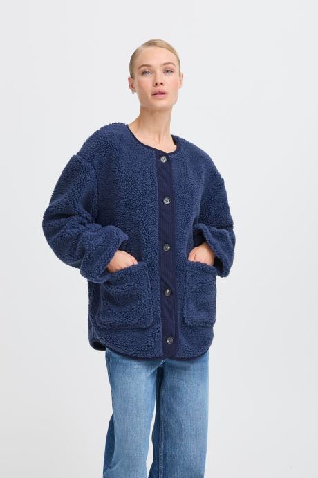 B-Young Mäntel BYCOTTY JACKET 2 - damen blau