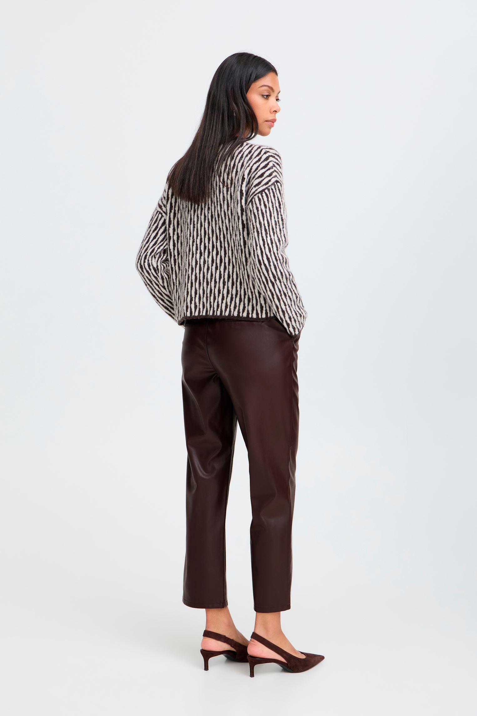 Pantalons larges BYDAJA PANTS 2 - femme marron B-Young Pantalons larges BYDAJA PANTS 2 - femme marron JAVA