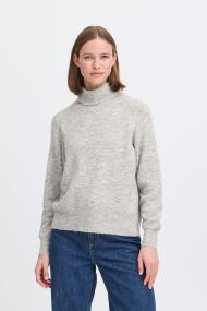 Pulls BYMONNA ROLLNECK femme gris