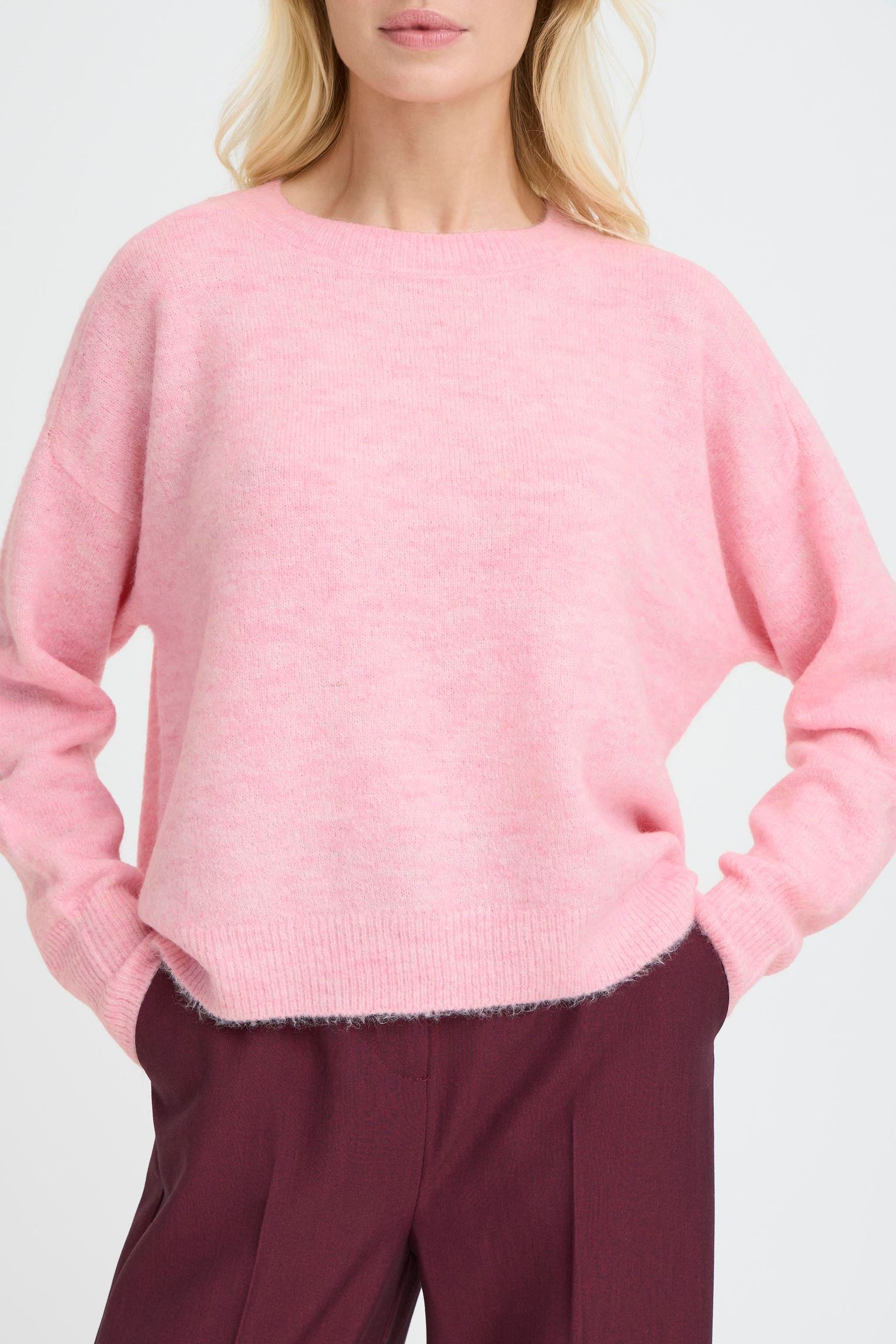 Pulls BYMONNA JUMPER femme rose B-Young Pulls BYMONNA JUMPER femme rose ORCHID PINK MELANGE