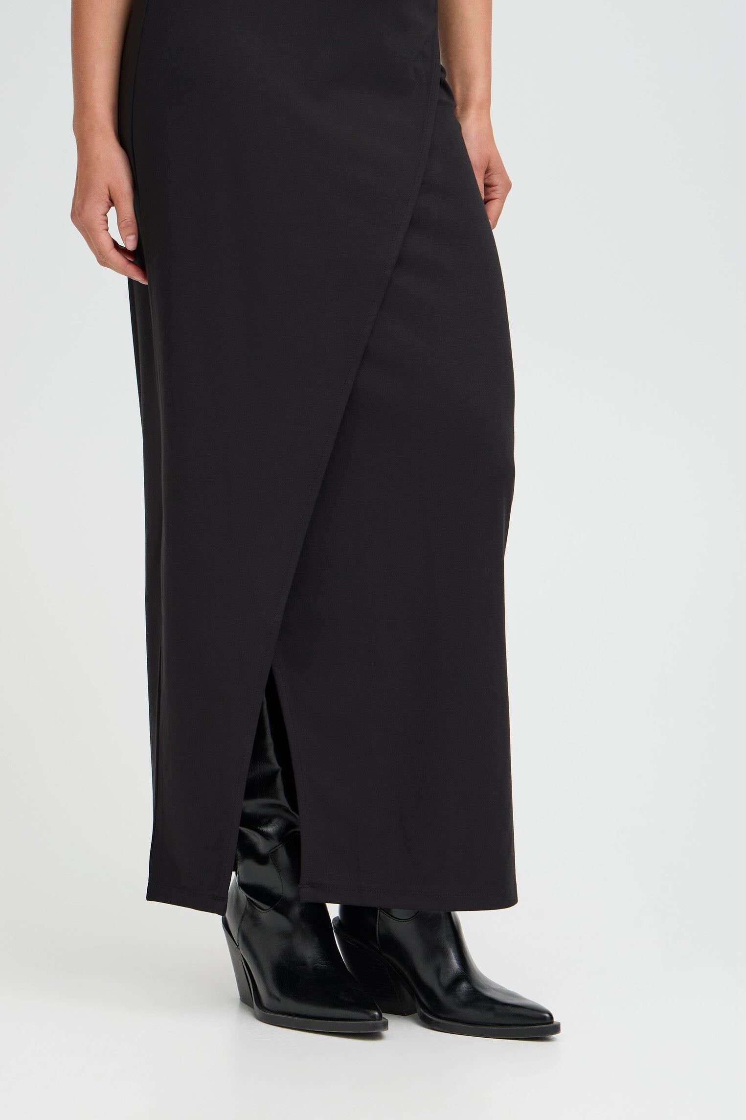 Midi-Röcke BYRAINE SKIRT - damen schwarz B-Young Midi-Röcke BYRAINE SKIRT - damen schwarz Black