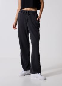 Wijde broeken BYSTANA STRAIGHT SWEATPANTS - dames grijs