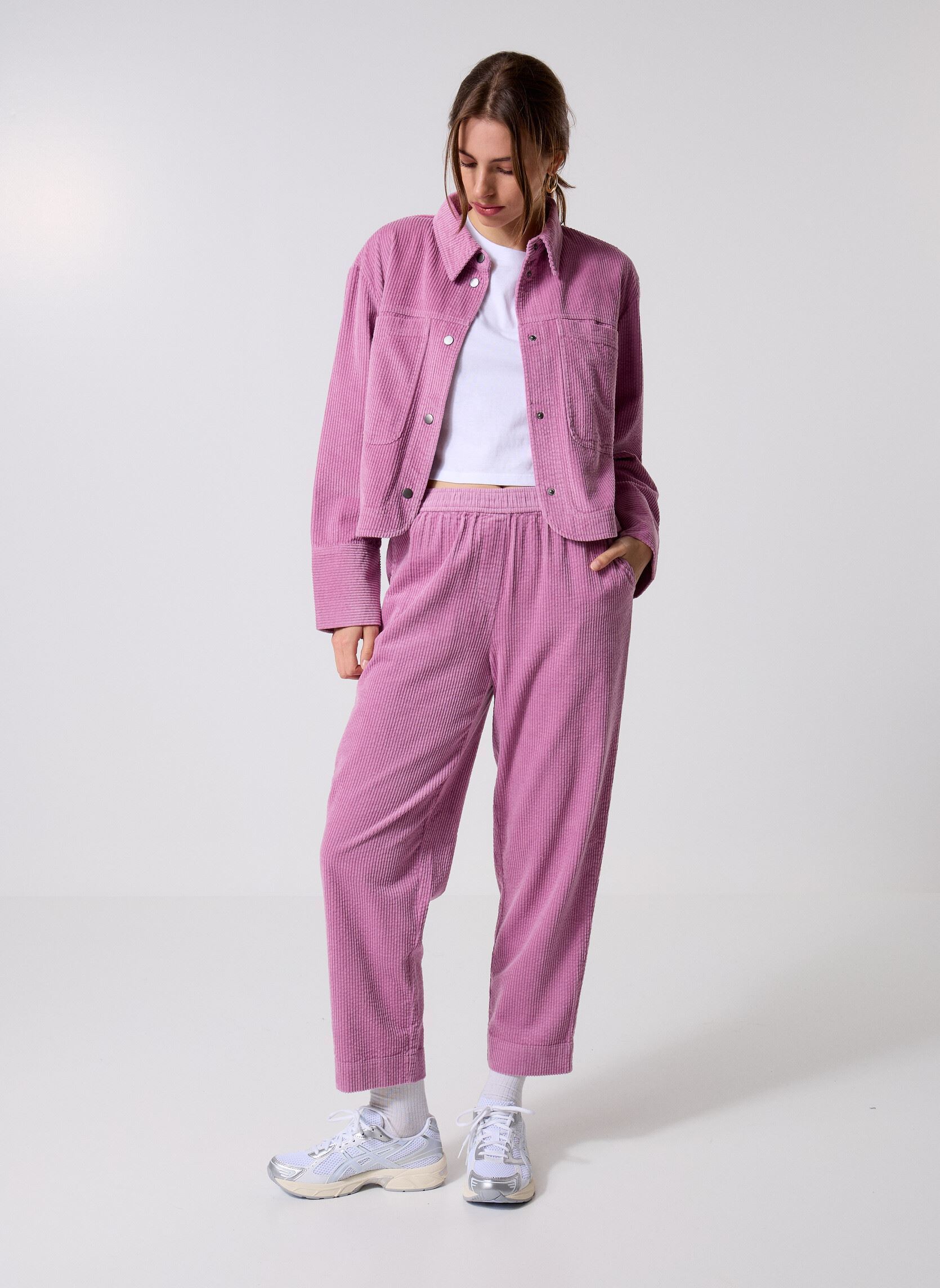 Pantalons larges BYDIXIAN PANTS femme rose B-Young Pantalons larges BYDIXIAN PANTS femme rose Orchid Haze