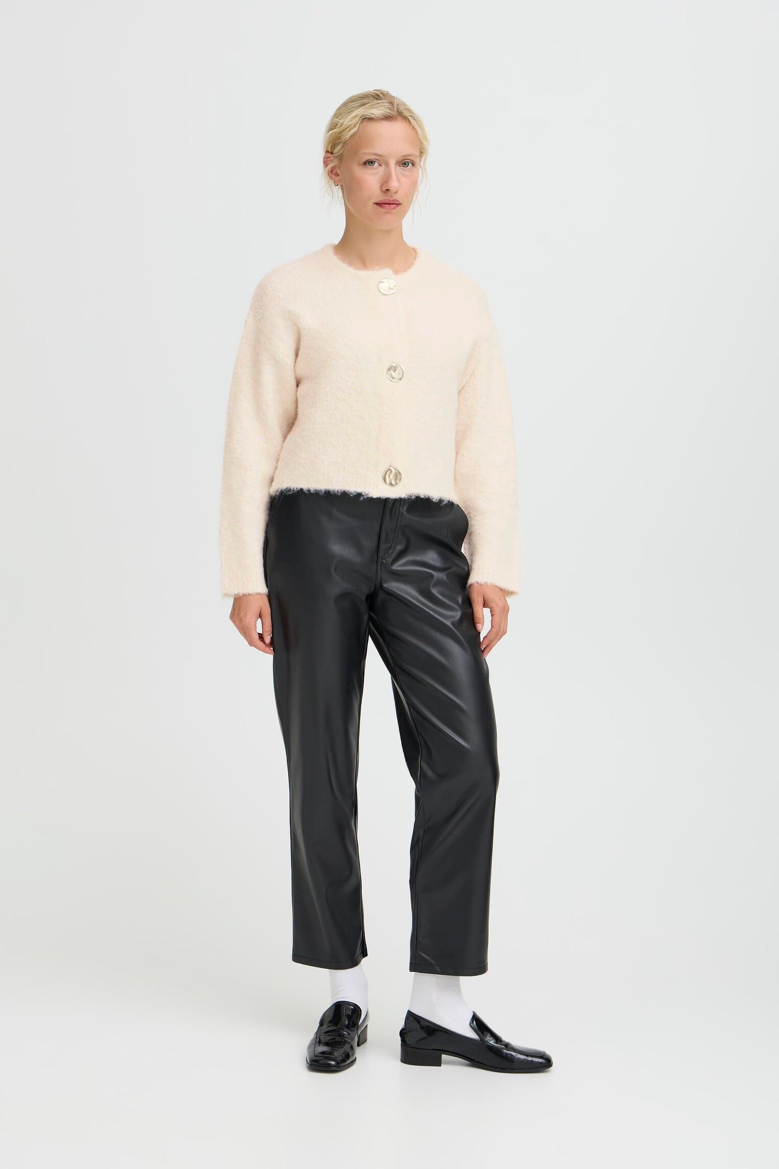 Vesten BYOMANTA CARDIGAN dames beige B-Young Vesten BYOMANTA CARDIGAN dames beige BIRCH MELANGE