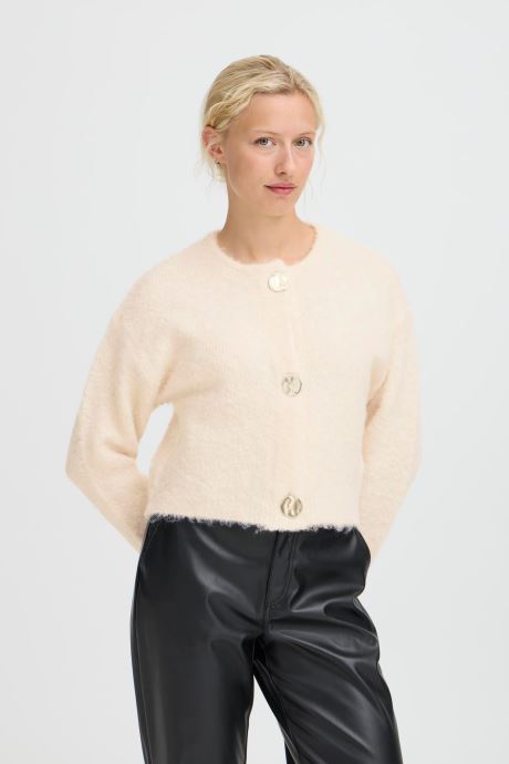 B-Young Vesten BYOMANTA CARDIGAN dames beige