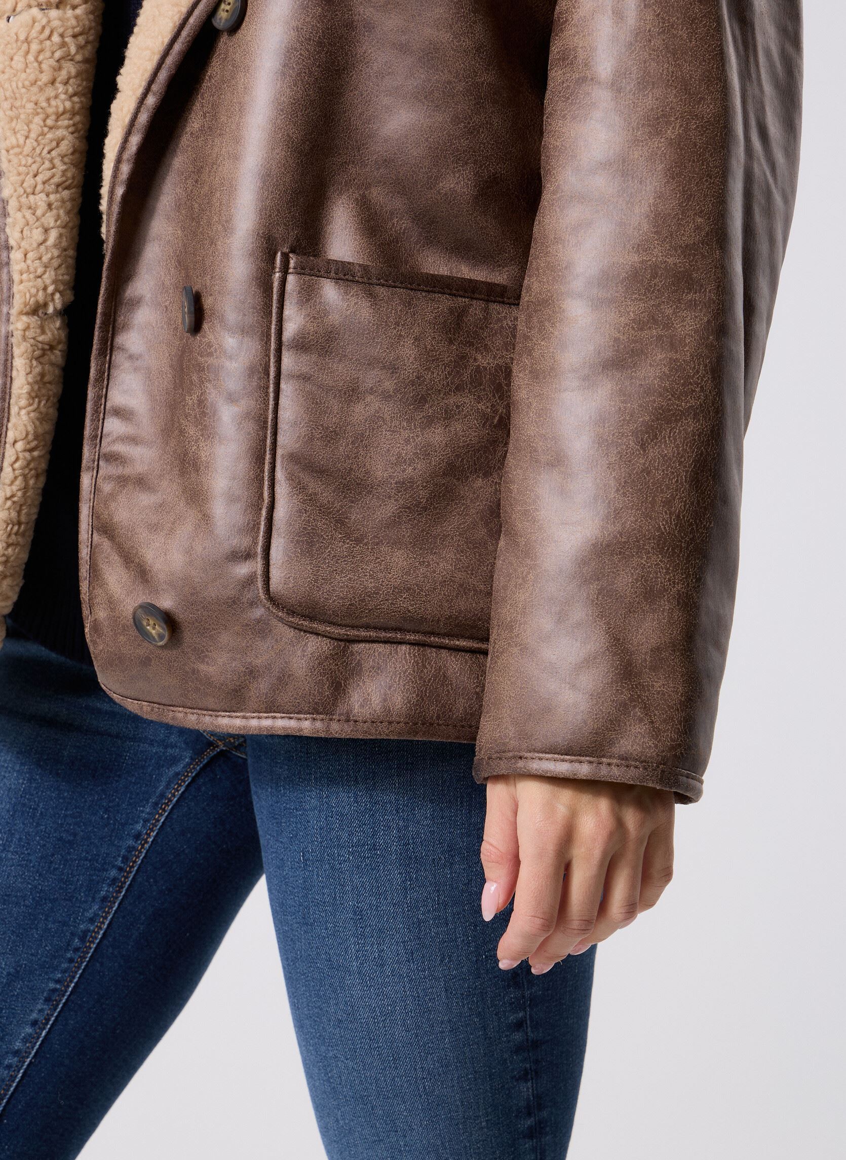 Mäntel BYASANNE JACKET 3 damen braun B-Young Mäntel BYASANNE JACKET 3 damen braun Walnut