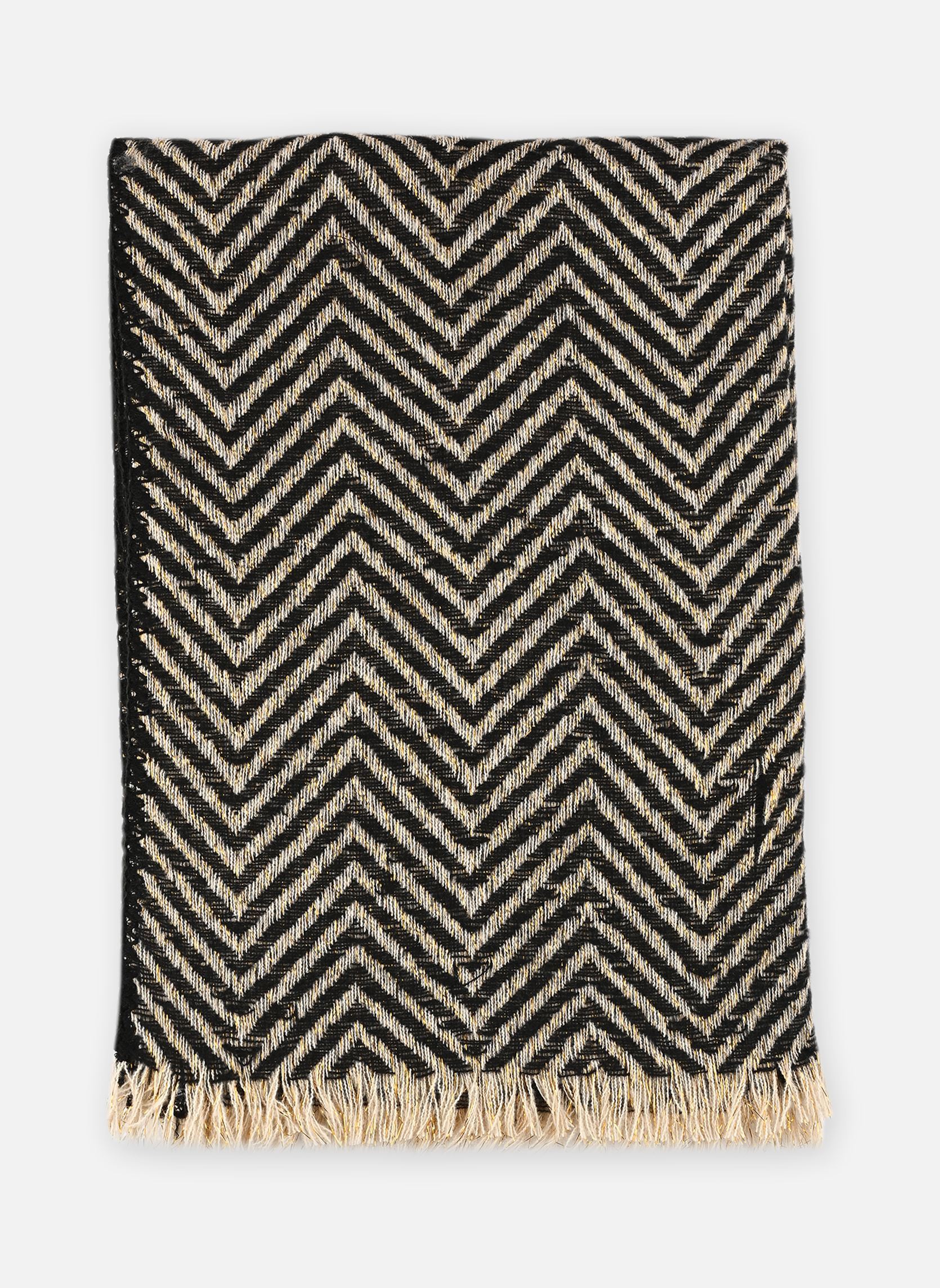 Sjaals BYWETALLIC SCARF - dames zwart B-Young Sjaals BYWETALLIC SCARF - dames zwart Black Mix