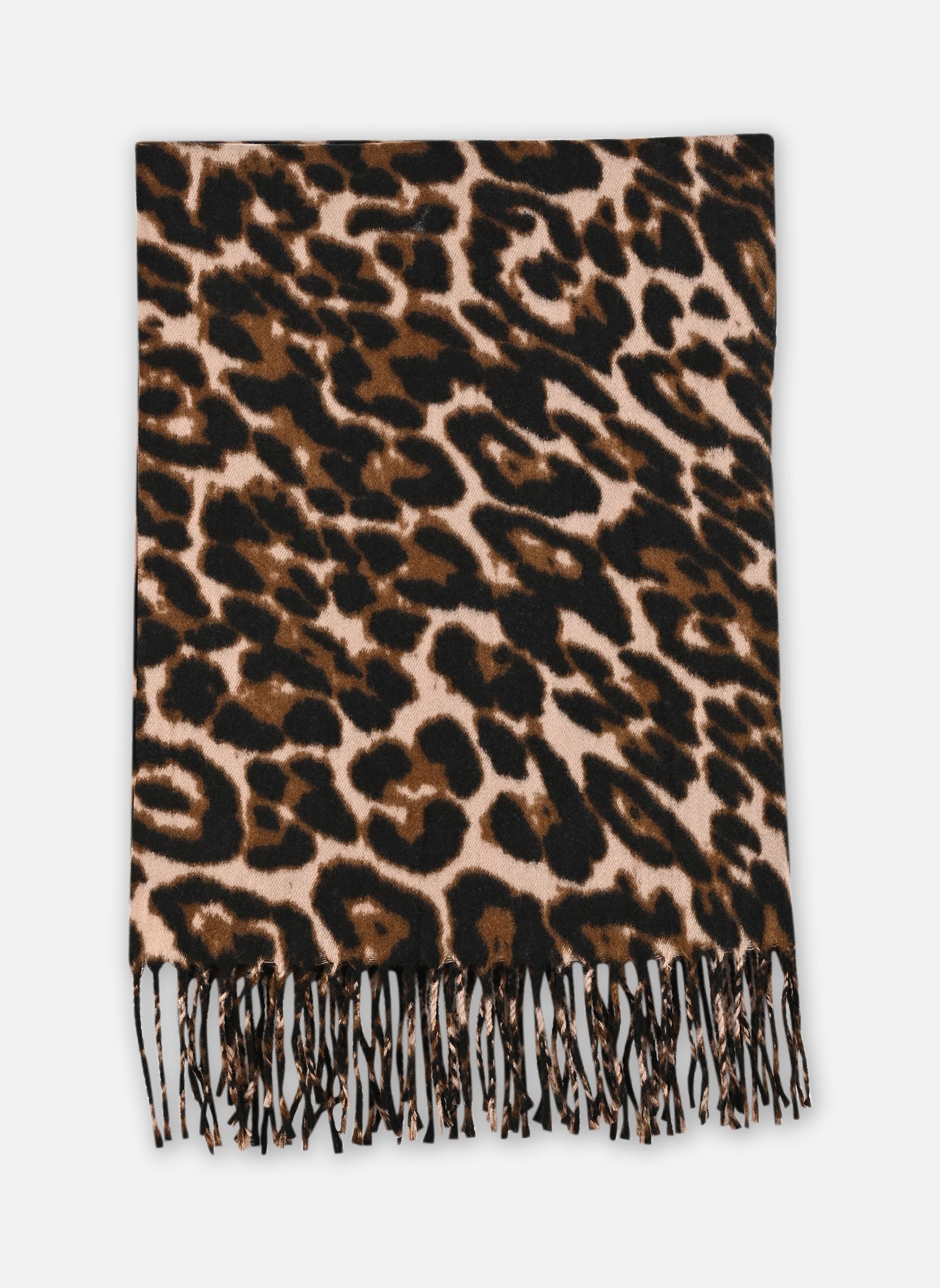 Sjaals BYWEOPARD SCARF - dames zwart B-Young Sjaals BYWEOPARD SCARF - dames zwart Black Mix