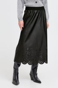 Midi-Röcke BYDENSIO SKIRT damen schwarz B-Young Midi-Röcke BYDENSIO SKIRT damen schwarz Meteorite