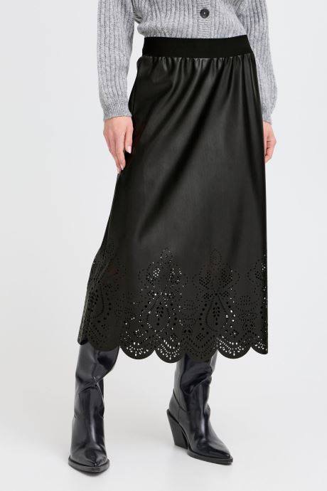 Jupe Midi Noire A-line Marks & Spencer Taille 10 - Femme, Neuf Avec étiquettes