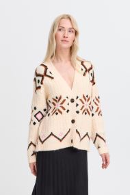 Vesten BYMELPA CARDIGAN dames beige