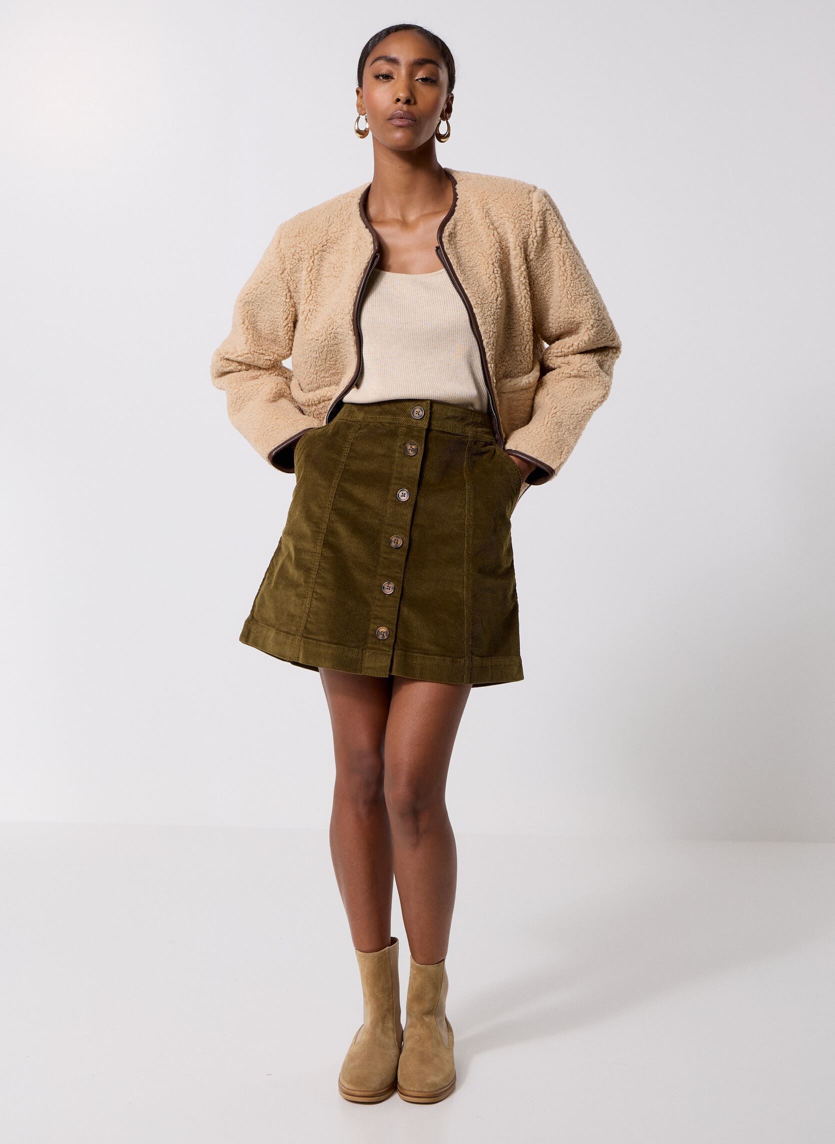 Mantels BYASANNE SH JACKET dames beige B-Young Mantels BYASANNE SH JACKET dames beige Humus