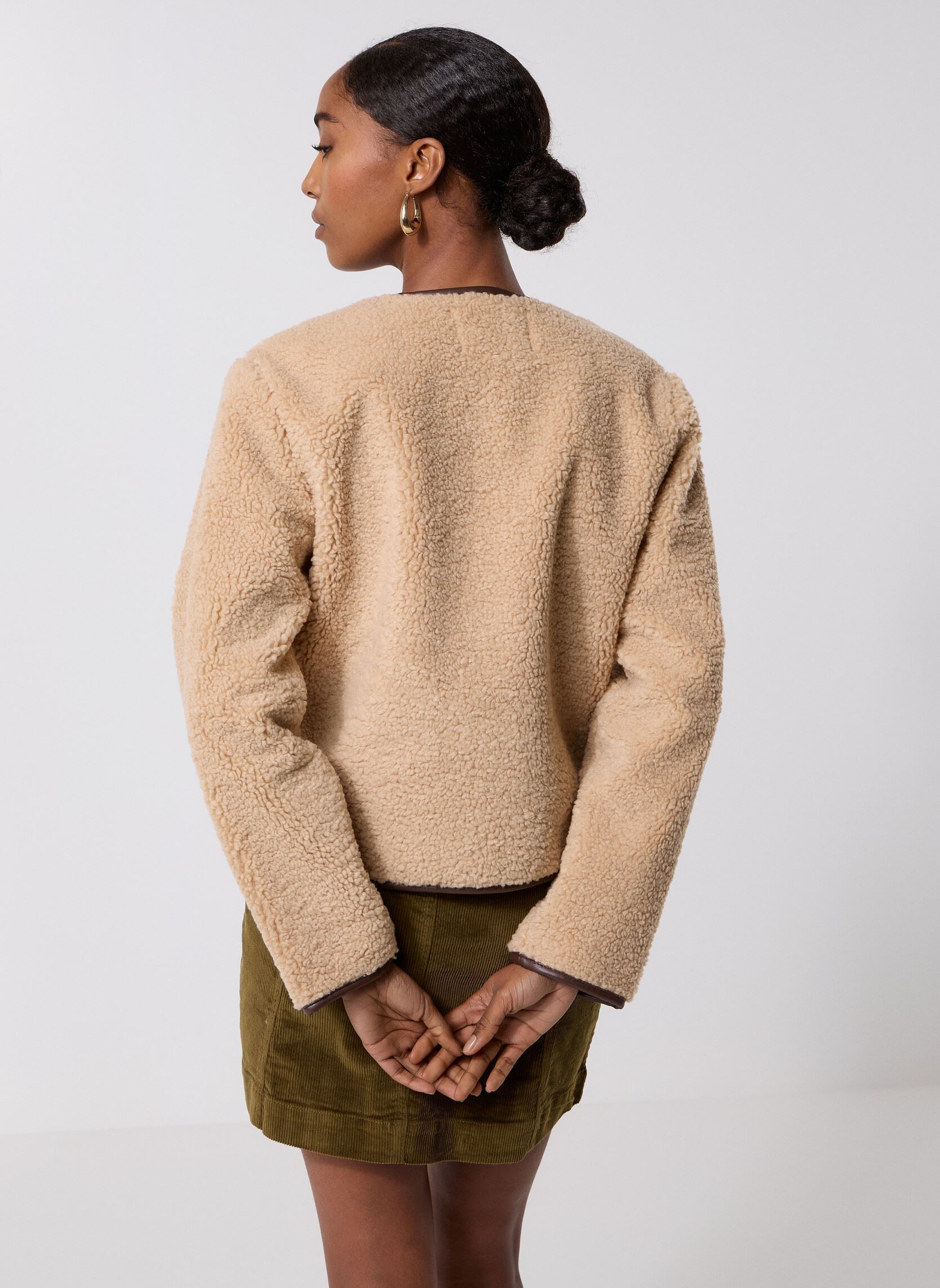 Mantels BYASANNE SH JACKET dames beige B-Young Mantels BYASANNE SH JACKET dames beige Humus