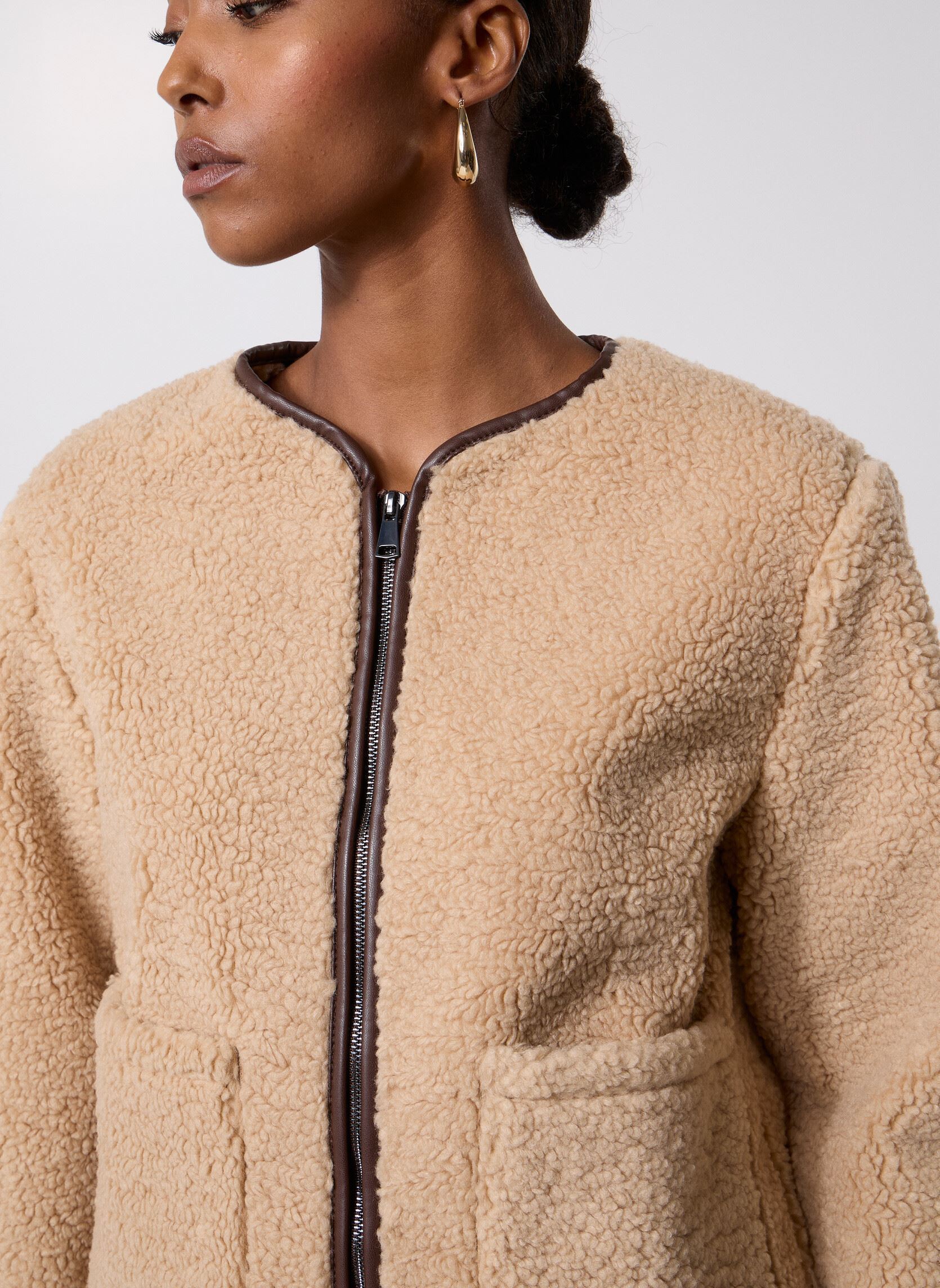 Mantels BYASANNE SH JACKET dames beige B-Young Mantels BYASANNE SH JACKET dames beige Humus